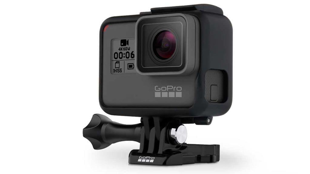 GoPro Hero 6 Black on mount